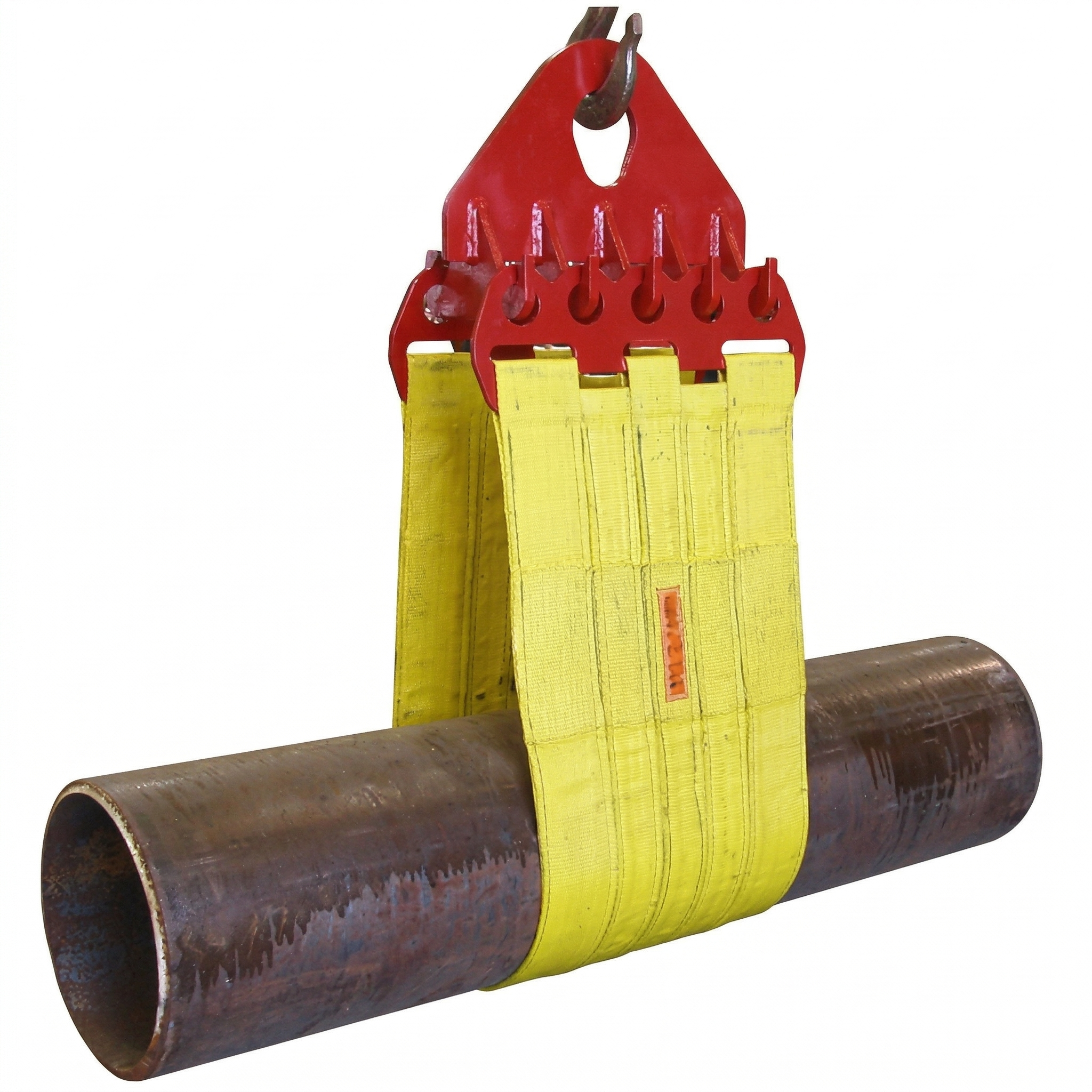 Pipe Lowering Belt with Iron Head